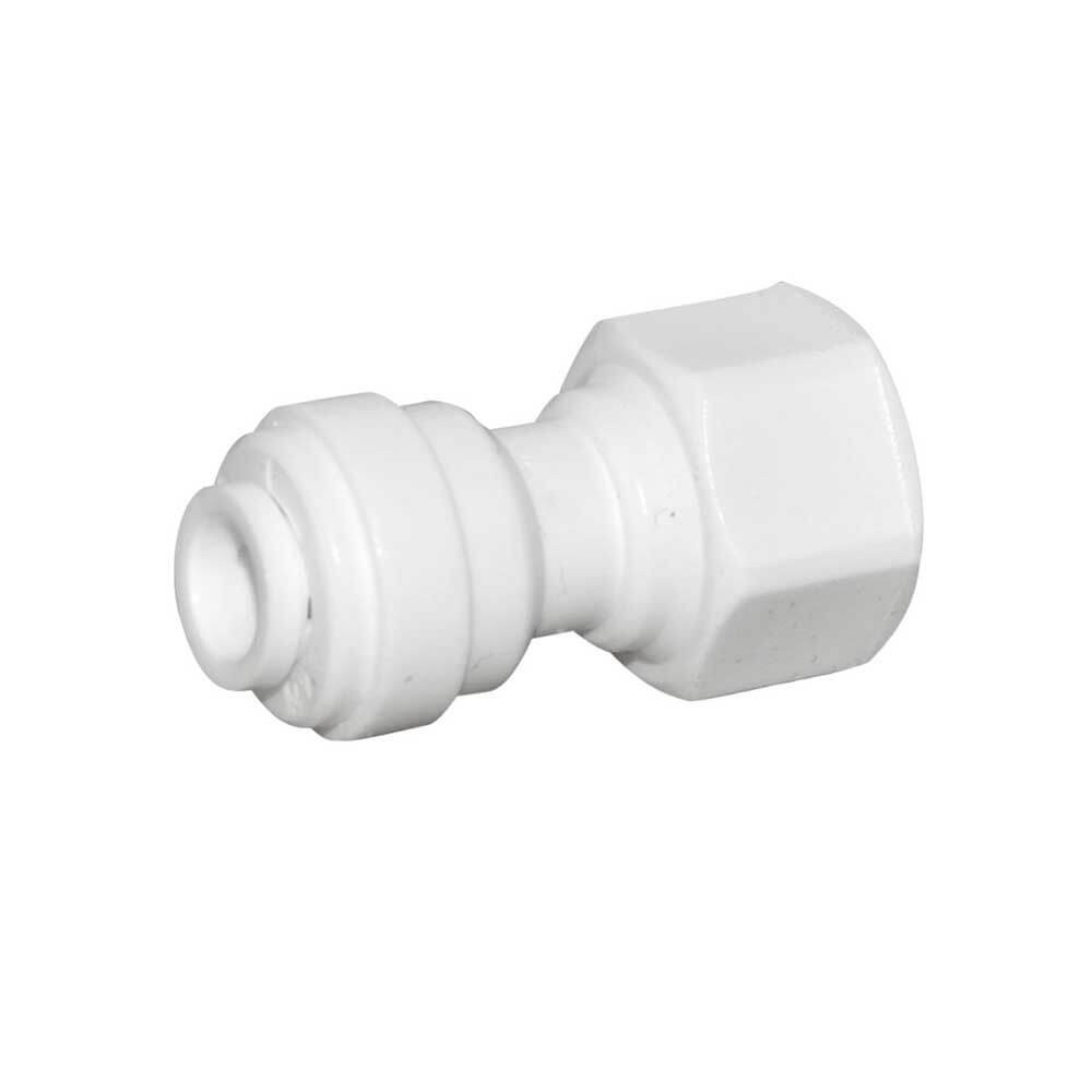 Conector adaptor, 5/16" furtun (8 mm) x 3/8" filet interior, cuplare cu mufa rapida pentru furtun de 8 mm