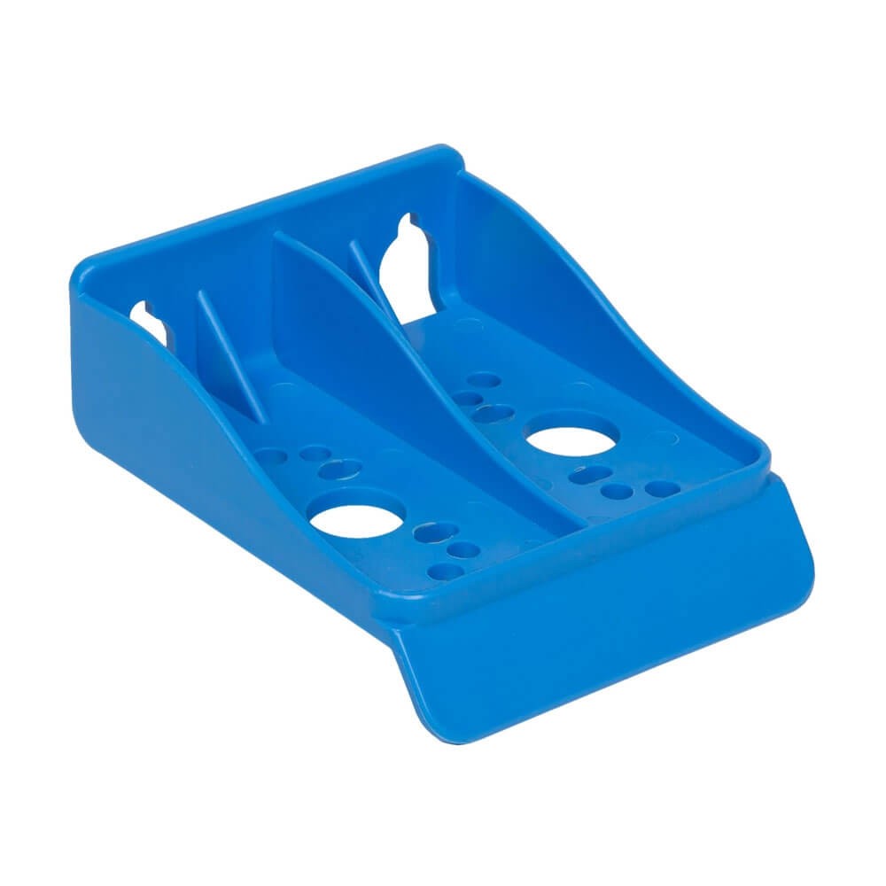 Suport din plastic pentru o carcasa clasica de 10", culoare albastra, fara suruburi