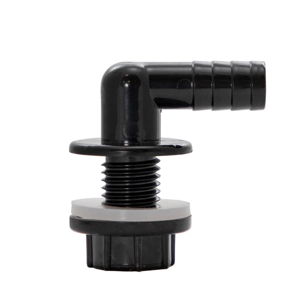 Adaptor preaplin pentru bazin de saramura, negru, cu stut si garnitura
