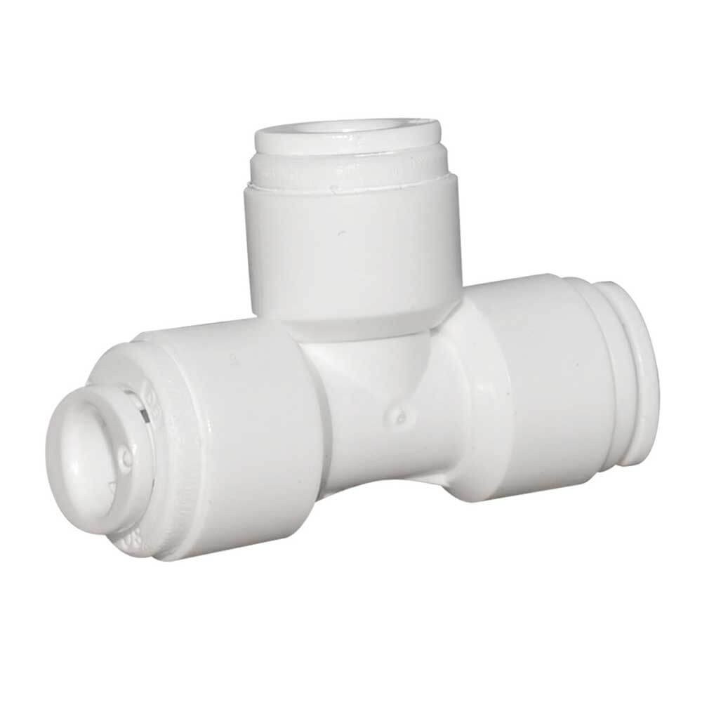 Conector T, 5/16" furtun (8 mm) x 5/16" furtun (8 mm) x 5/16" furtun (8 mm), conectare cu mufa rapida pentru furtun de 8 mm