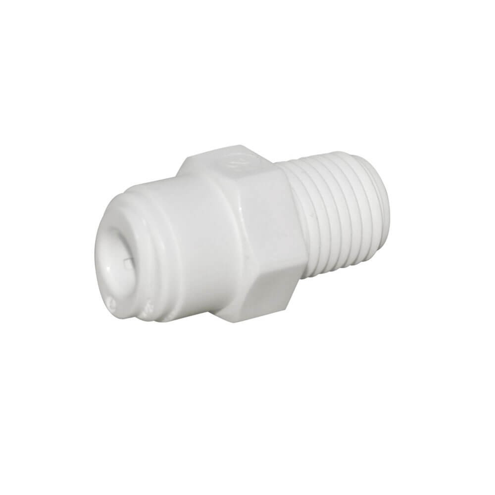 Conector drept, 1/4" furtun (6 mm) x 1/2" filet ext, cuplare cu mufa rapida pentru furtun de 6 mm