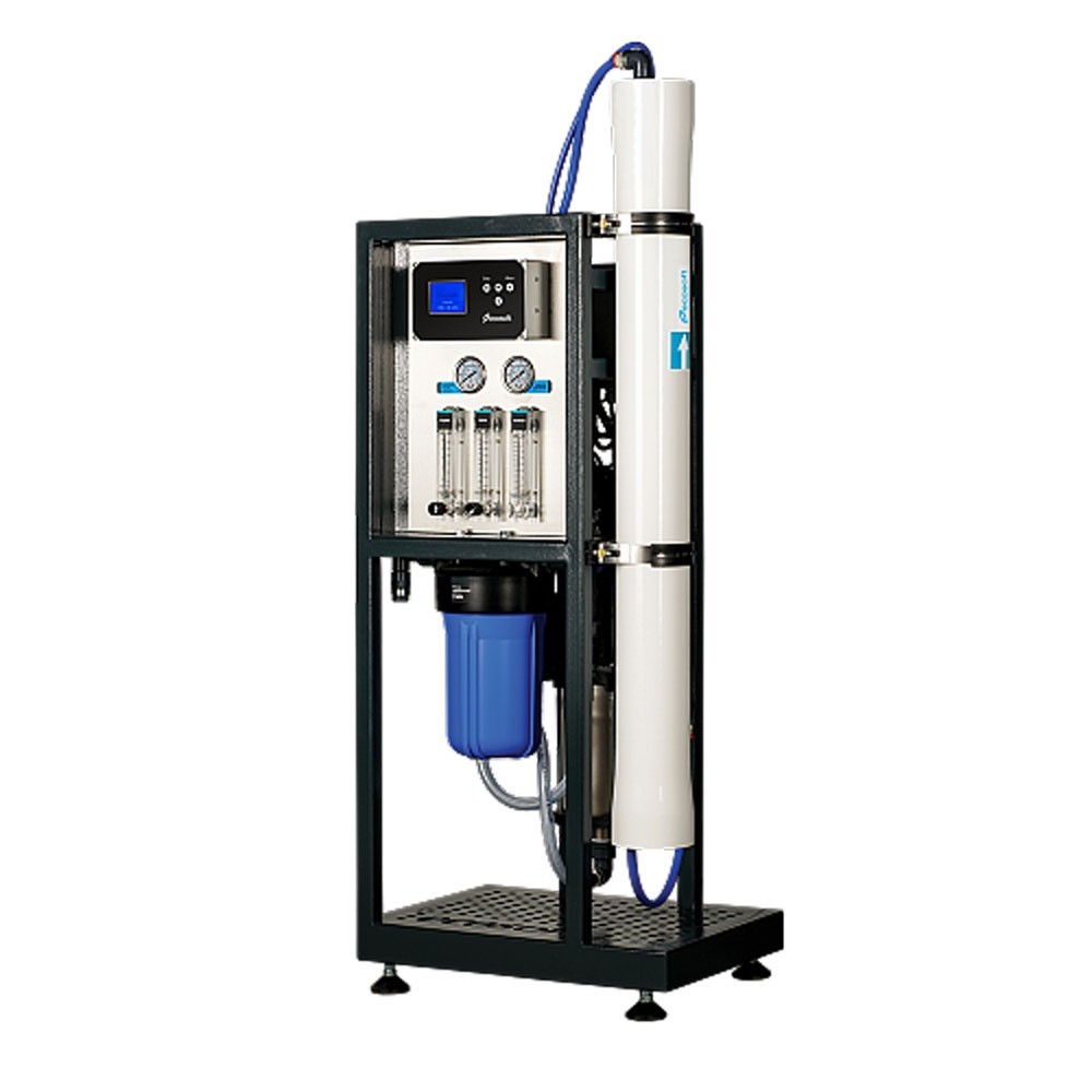 Osmoza inversa industriala, Ecosoft MO6500TP5, profesionala, 1 carcasa pentru membrana de 4", controler, prefiltrare si pompa inclusa